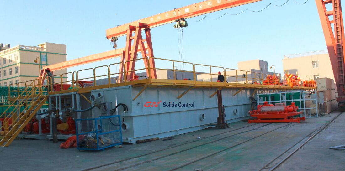 drilling solids control tank